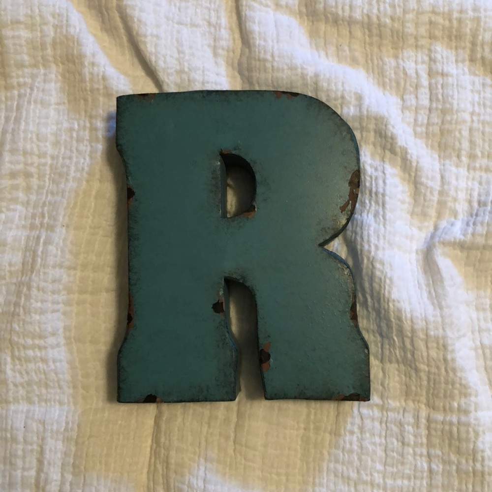 Rustic R Wall art
